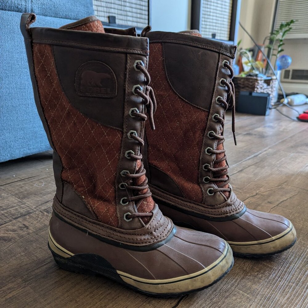Womens Size 5 Sorel Tofino Tall Waterproof Snow Boots